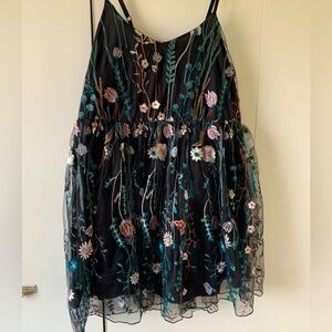 Floral Embroidered Dress